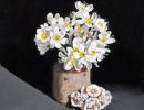 hugh bryden blossom and brooch acrylic 30 x 30 cm 